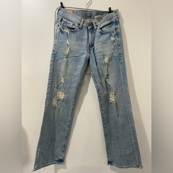 Abercrombie and Fitch vintage original jeans. Women’s size 14 boot cut low rise. - Picture 6 of 7